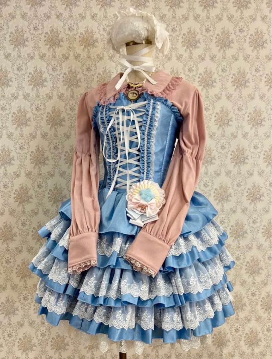 12/19まで値下げ 【ATELIER PIERROT】 4段ミニコルセットドレス 12/19まで値下げ 【ATELIER PIERROT】 4段ミニコルセットドレス