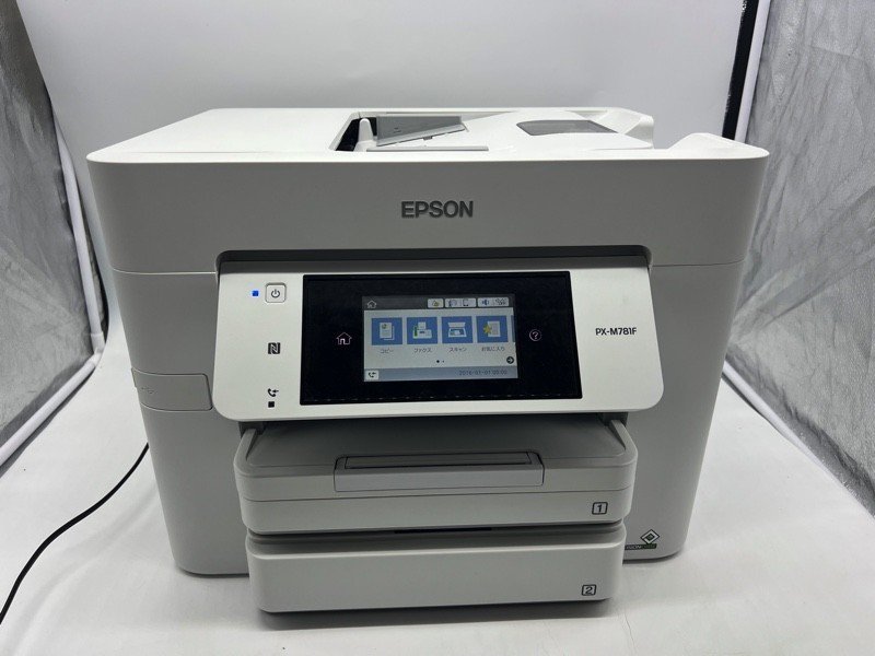 中古】 新品未使用 EPSON A4ビジネスインクジェットFAX複合機 PX-535F