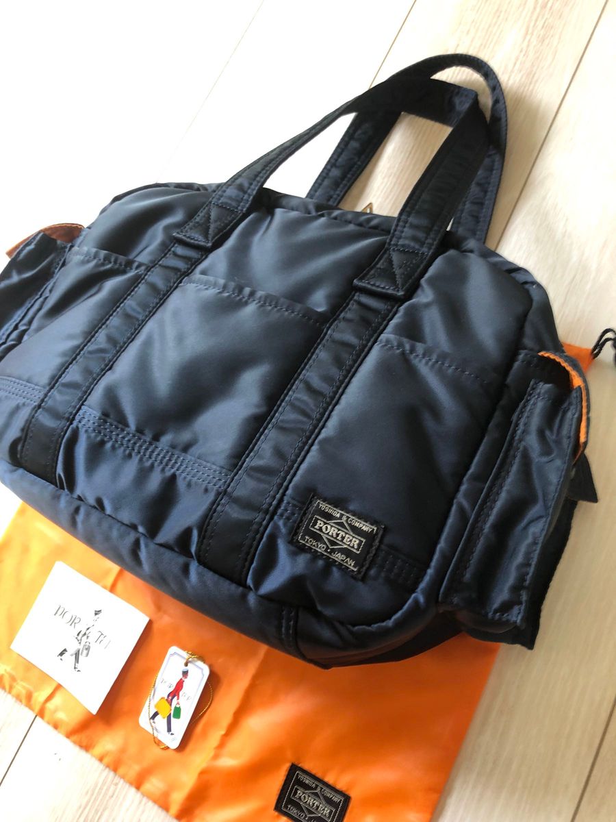 PORTER 吉田カバン/タンカーボストンバッグ 正規品購入 アイアンブルー