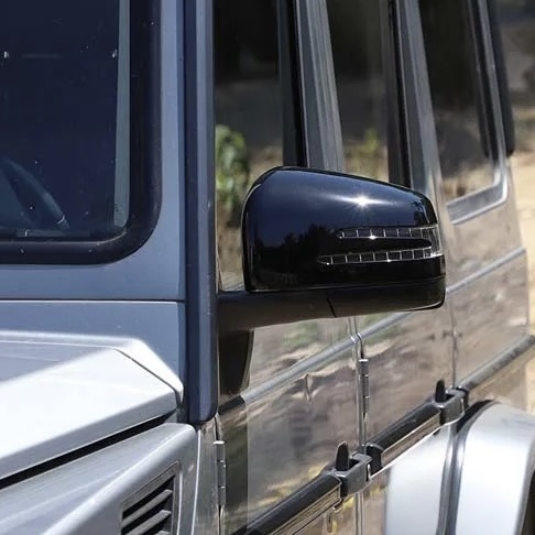  Mercedes Benz gelaende G Class W463 piano black door mirror cover G350 G550 G63