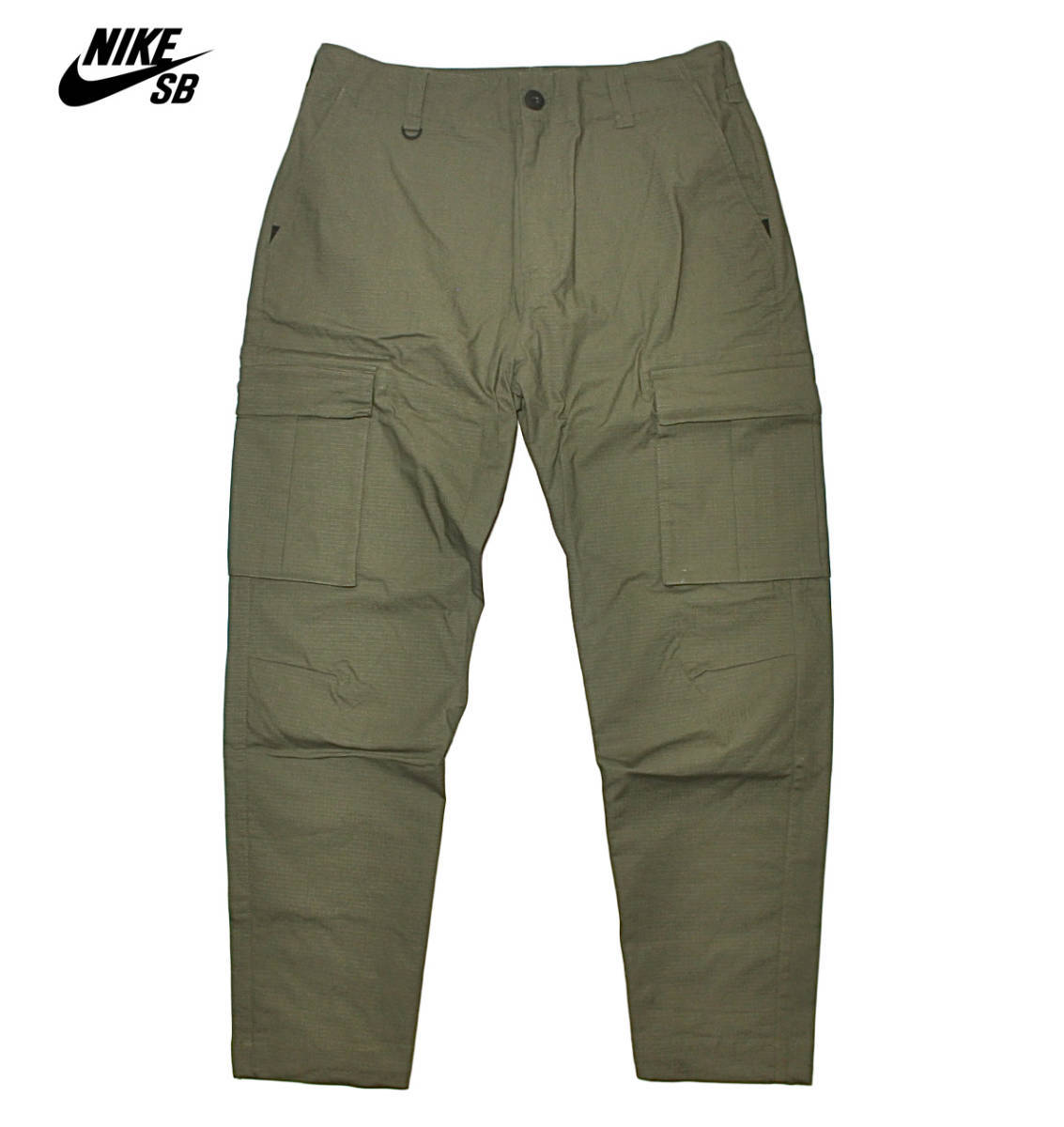 【新品】ナイキ SB フレックス カーゴ パンツ【222：オリーブ】34・XL NIKE SB FTM Flex Cargo スケボー ロンパン 軍パン ストレッチ_画像1