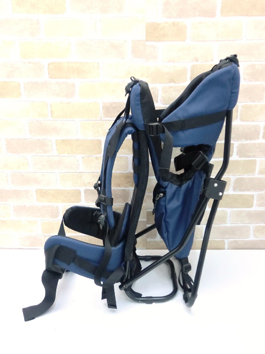 #[ used ]mont*bell Mont Bell baby carrier navy series indigo backpack mountain climbing rack for carrying loads ( large )