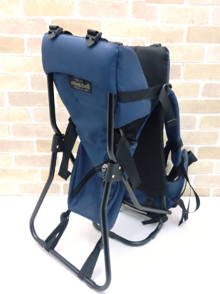 #[ used ]mont*bell Mont Bell baby carrier navy series indigo backpack mountain climbing rack for carrying loads ( large )