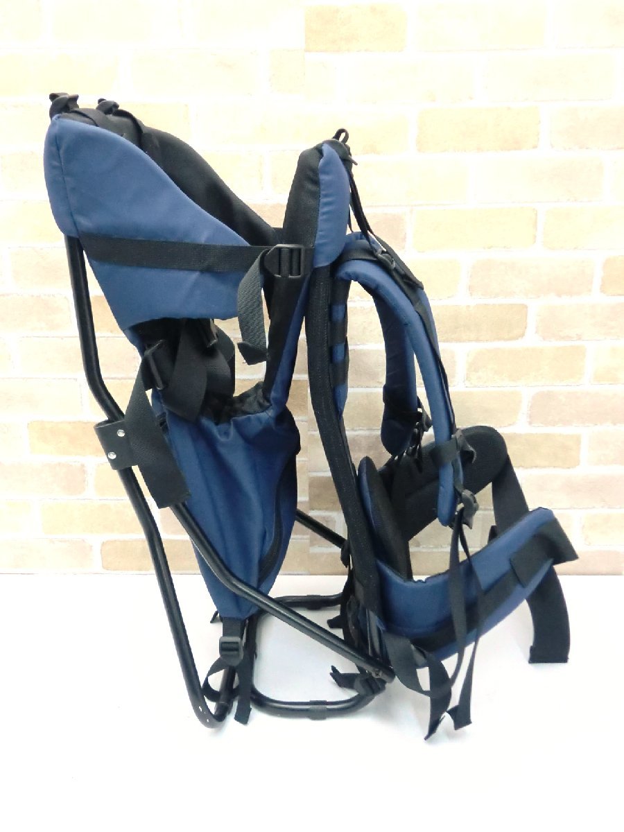 #[ used ]mont*bell Mont Bell baby carrier navy series indigo backpack mountain climbing rack for carrying loads ( large )