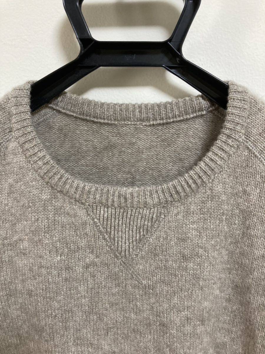 インディゴAM Yindigo AM カシミアスウェットcashmere sweat カシミヤセーターニット Denis colomb_画像2