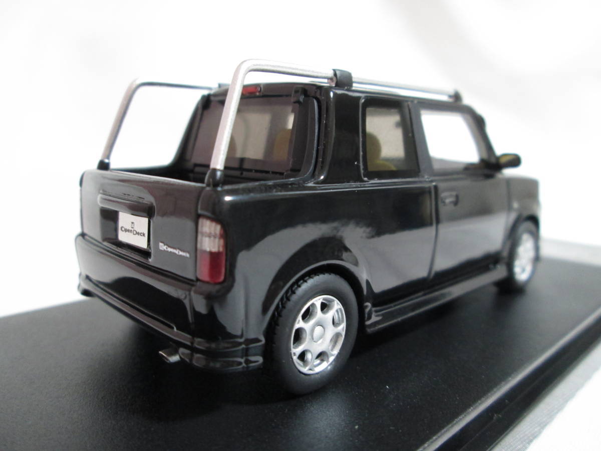 ハイストーリー　1/43　トヨタ　BB　OpenDeck（2001）Black【新品】