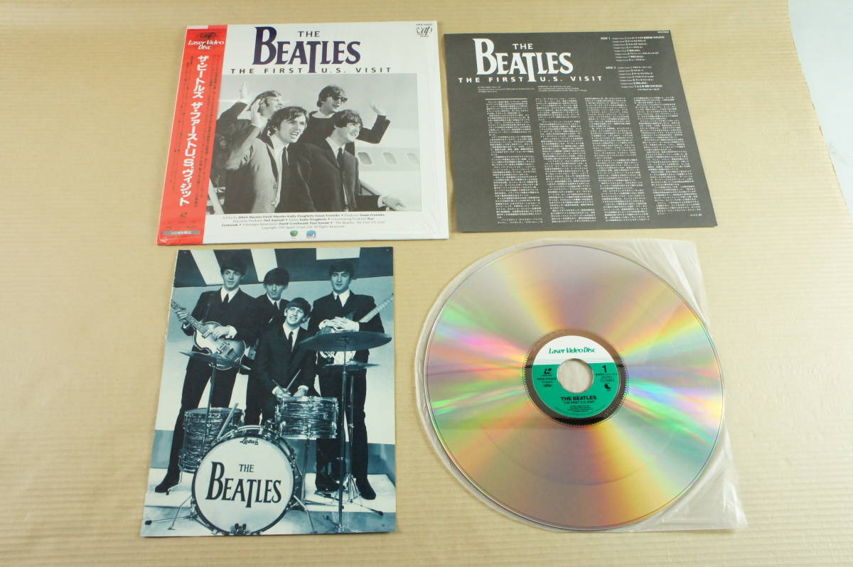 ★帯付★　LD　THE　BEATLES　THE　FIRST　U．S．　VISIT　ザ・ビートルズ　　ザ・ファ-ストU．S．ヴィジット　VPLR-70202　動作未確認_画像4