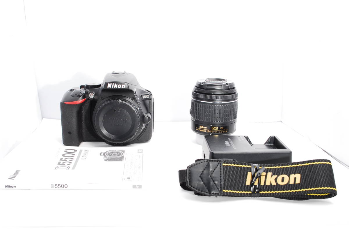 日本人気超絶の 〓外観綺麗 レンズ付き〓ニコン D5500 NIKON ニコン