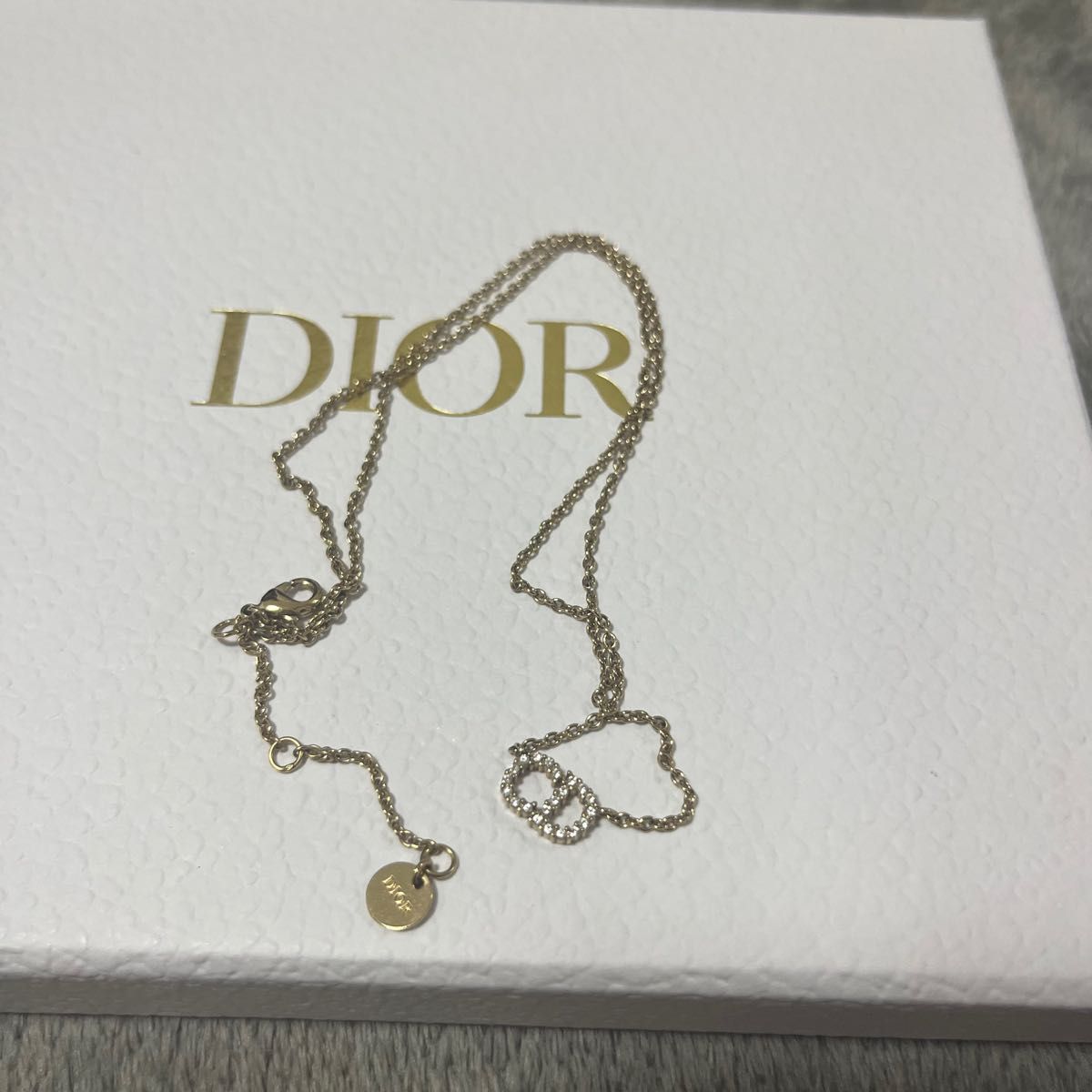 Dior ディオール　クリスチャンディオール　ネックレス　CLAIR D LUNE ネックレス　CD ロゴ