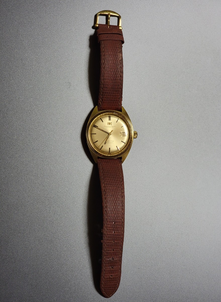超目玉】 動作品 IWC 18金無垢 インターナショナル ヨットクラブ 18k