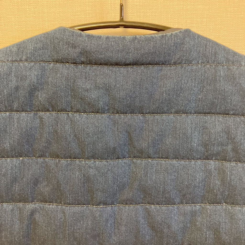 na Nami kaNanamica / down vest / Denim / indigo / outdoor /SUNF447 / size S