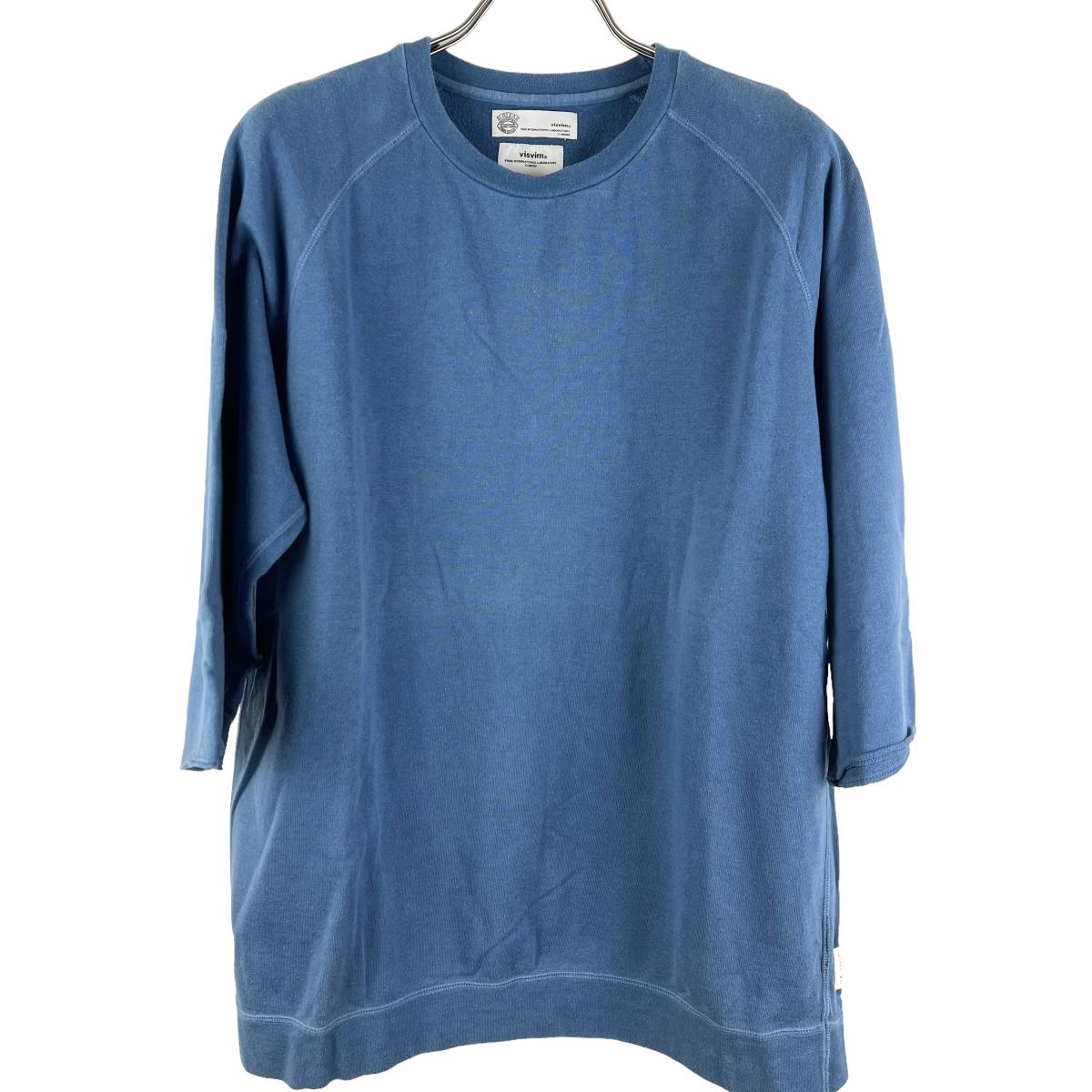 最高の品質 VISVIM(ビズビム) Cotton Shortsleeve T Shirt (blue) 2