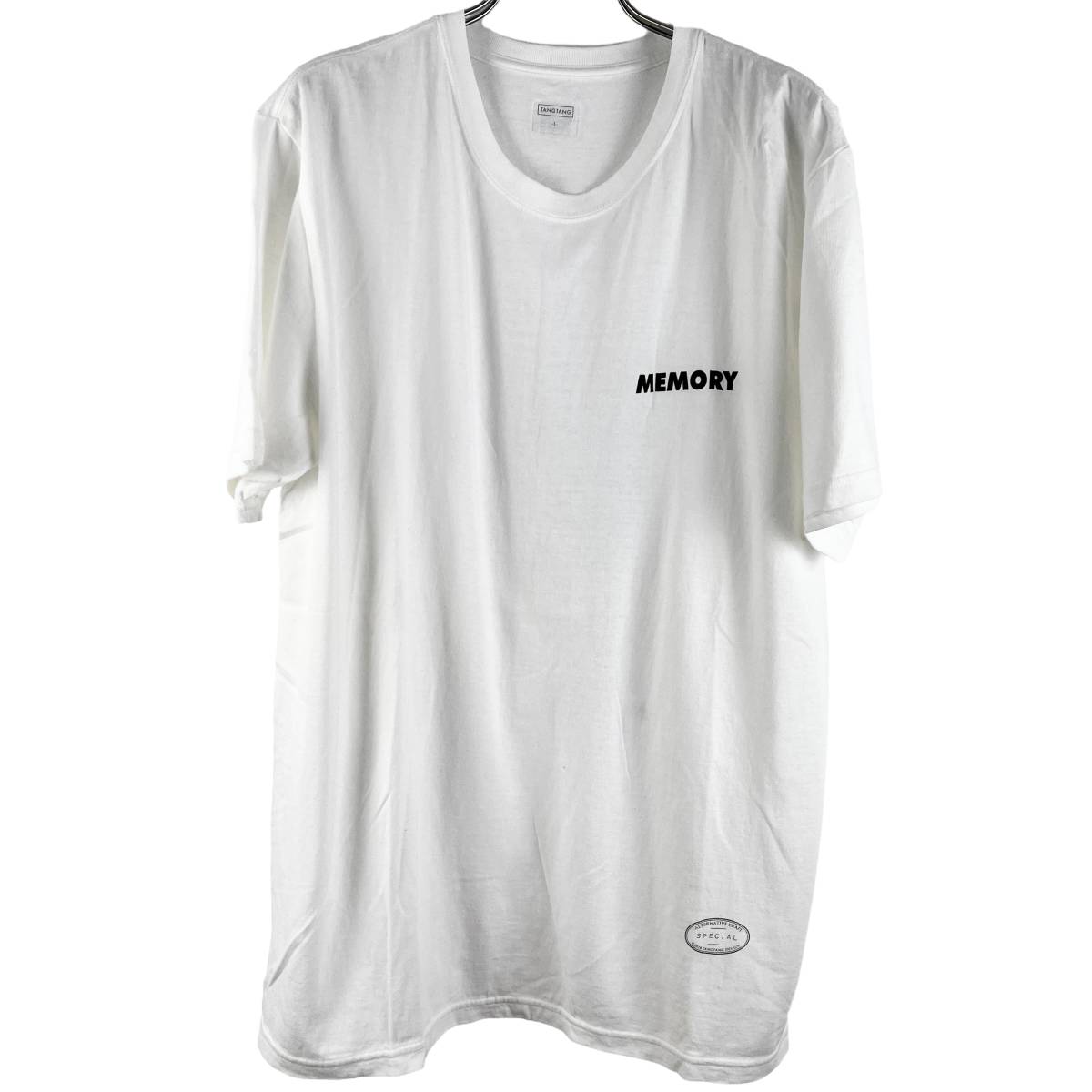 TANGTANG DESIGN(タンタンデザイン) MEMORY Print Shortsleeve T Shirt (white)