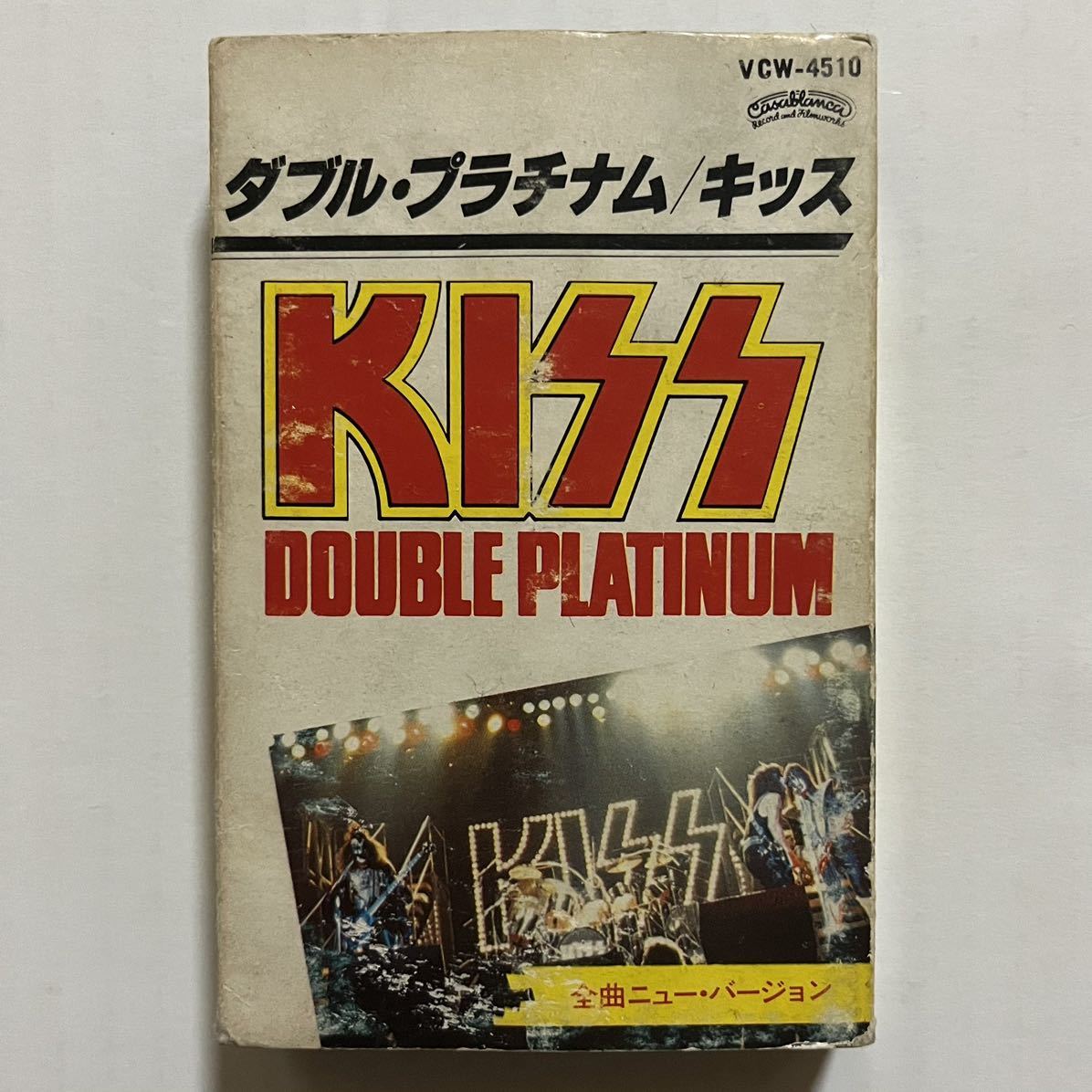  valuable domestic version kis double * platinum cassette tape KISS