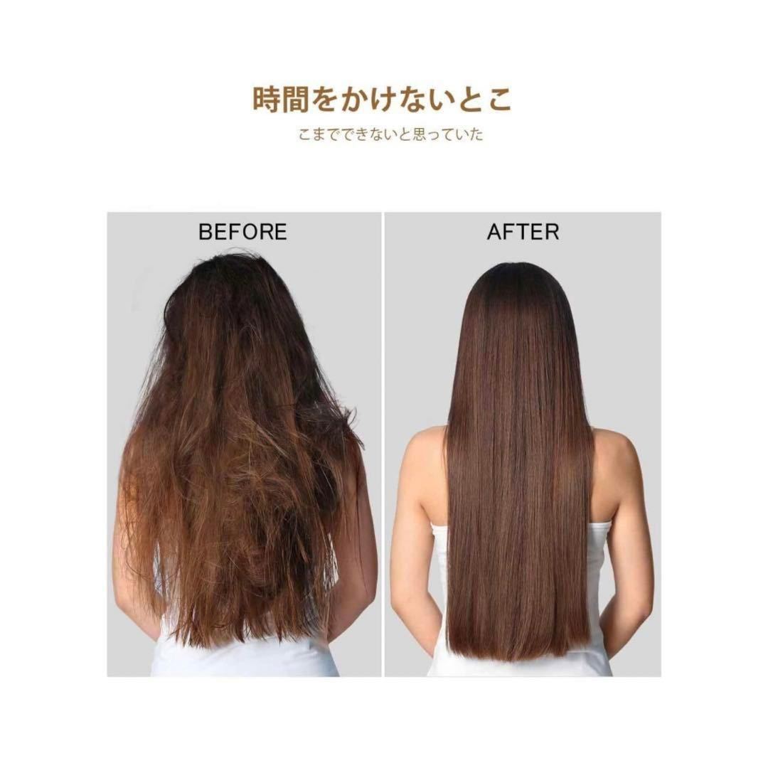 ヘアアイロン ヒートブラシ ストレート 誤作動防止 自動電源OFF