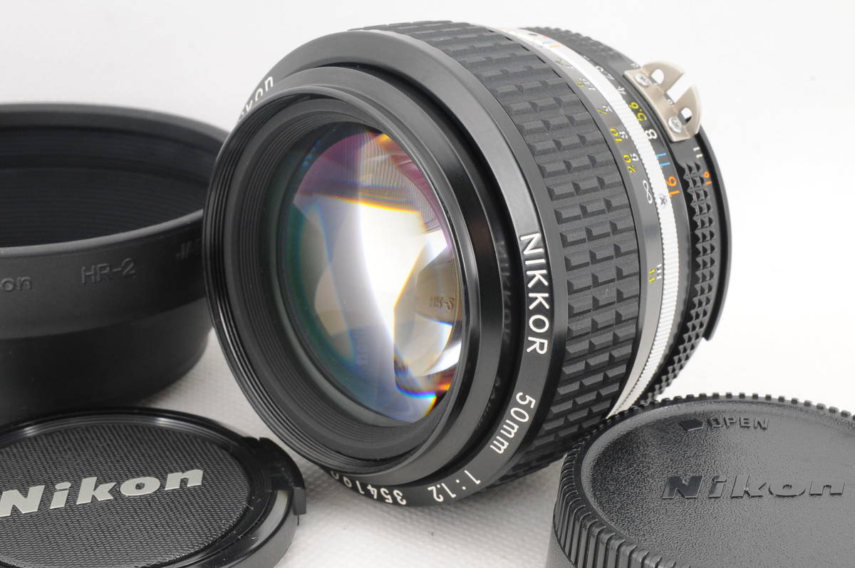 ☆超美品!! 動作確認済み☆ Nikon ニコン Ai-S NIKKOR 50mm F1.2 大