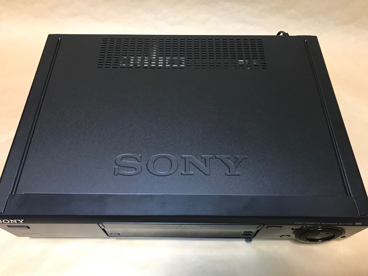 おすすめ極美品】日本製 SONY SLV-FX10 VHSビデオデッキ おすすめ極美品】日本製 SONY SLV-FX10 VHSビデオデッキ