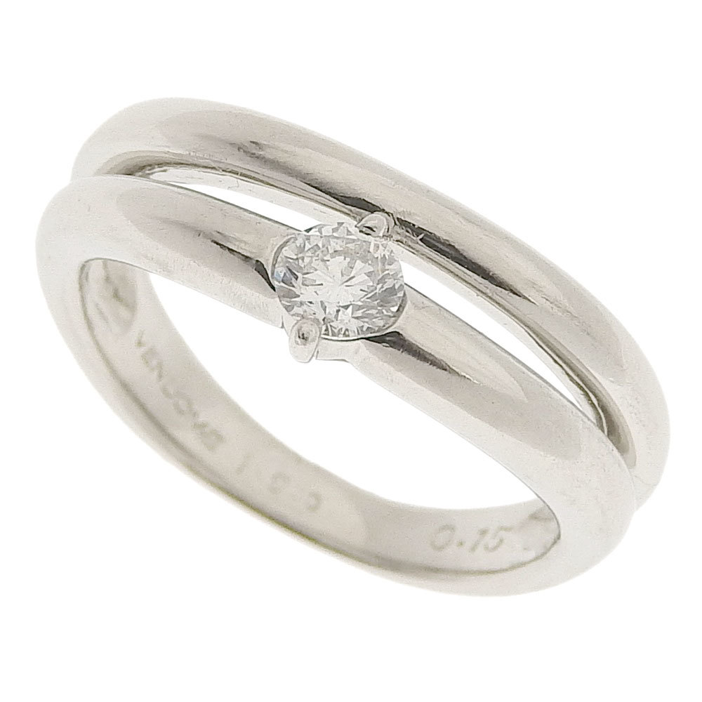 超安い品質 ヴァンドーム #11 2.8g K18パールダイヤモンドリング 指輪