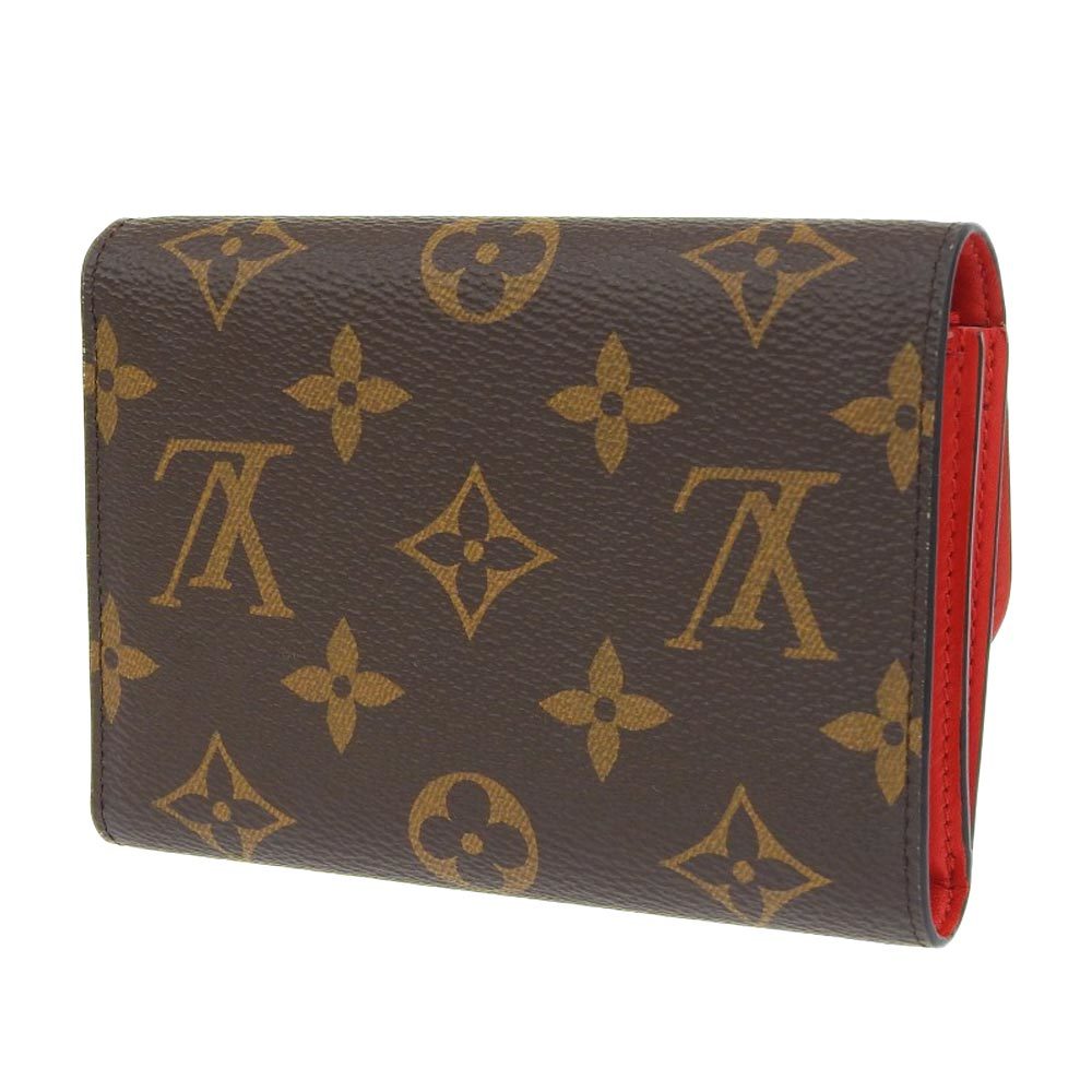 【本物保証】 箱・布袋付 超美品 ルイヴィトン LOUIS VUITTON モノグラム ポルトフォイユ フラワーコンパクト ホック付折財布 花 M62567_画像2