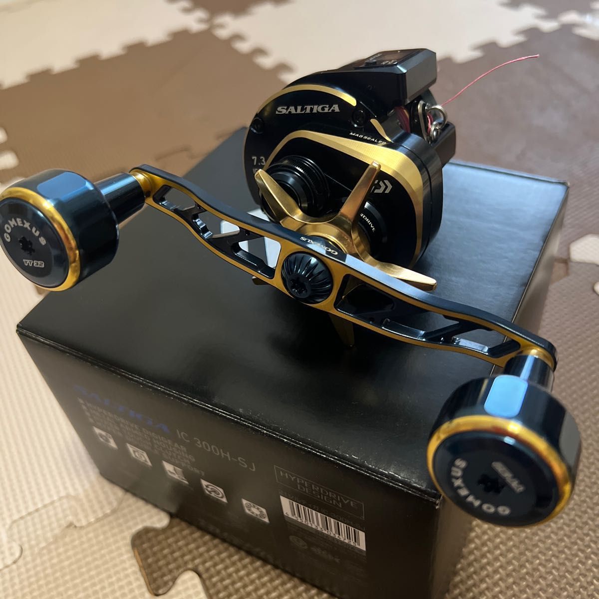 ゴメクサス ソルティガICカラー ダブルハンドル 130㎜ ダイワ ゴメクサス ソルティガICカラー ダブルハンドル 130㎜ ダイワ
