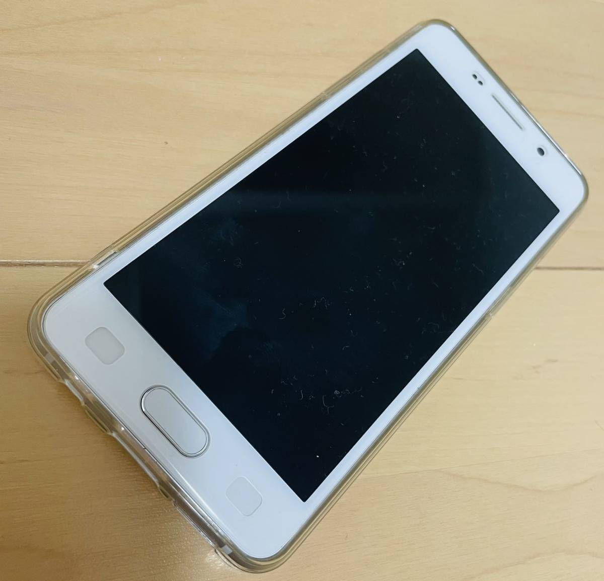 SAMSUNG docomo/ドコモ SC-04J Galaxy Feel ムーンホワイト★新品同様_画像1