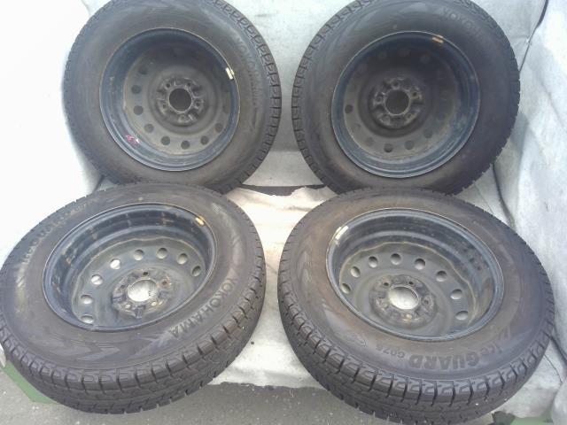 スタッドレス ヨコハマ iceGUARD G075 スチール 4本 175/80R15 5.5J 5
