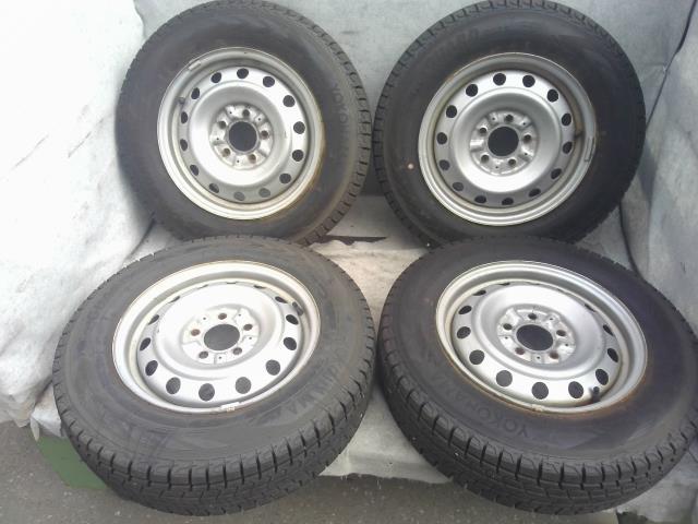 スタッドレス ヨコハマ iceGUARD G075 スチール 4本 175/80R15 5.5J 5
