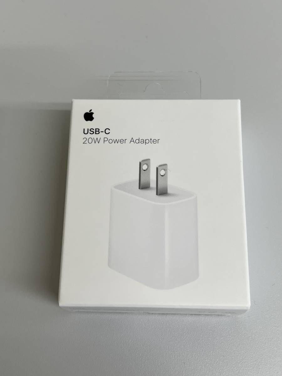 【新品未開封】iPhone アップル Apple 純正 ACアダプター 電源アダプタ 充電器 USB-C MHJA3AM/A A2305 20W【商1】_画像1