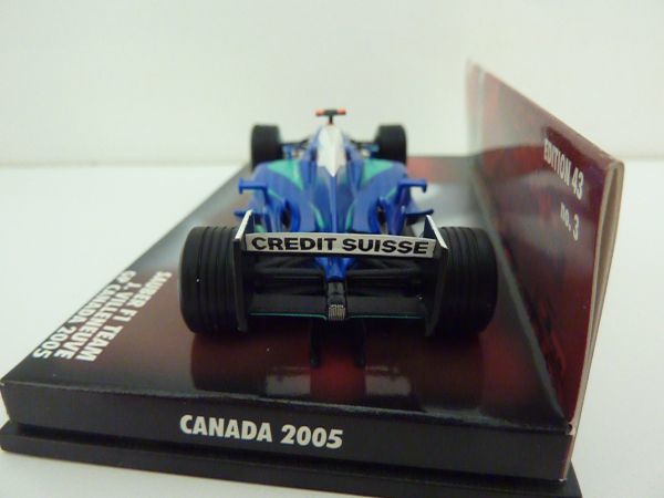 ●Minichamps1/43F1'05ザウバージャック.ビルヌーブCanadaGPBoxの画像7