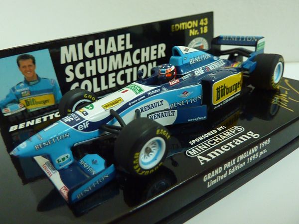 ○Minichamps1/43F1´95ベネトンB195M.シューマッハ英GP/MSC18-