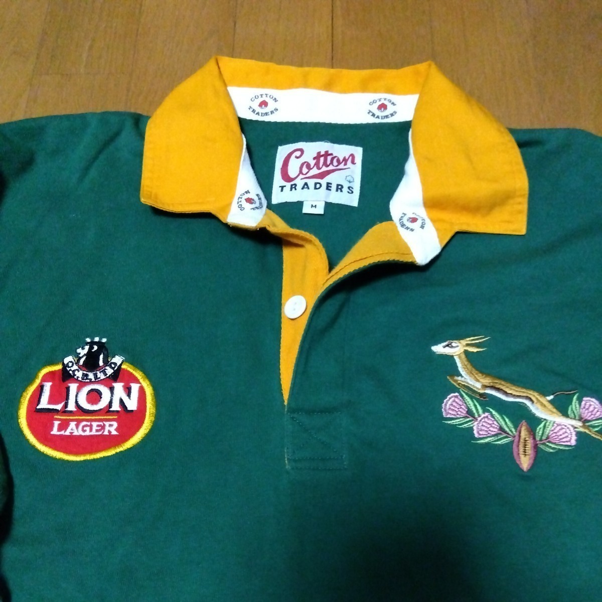 上質で快適 南アフリカ代表ラガーシャツ ９０年代 ジャージ