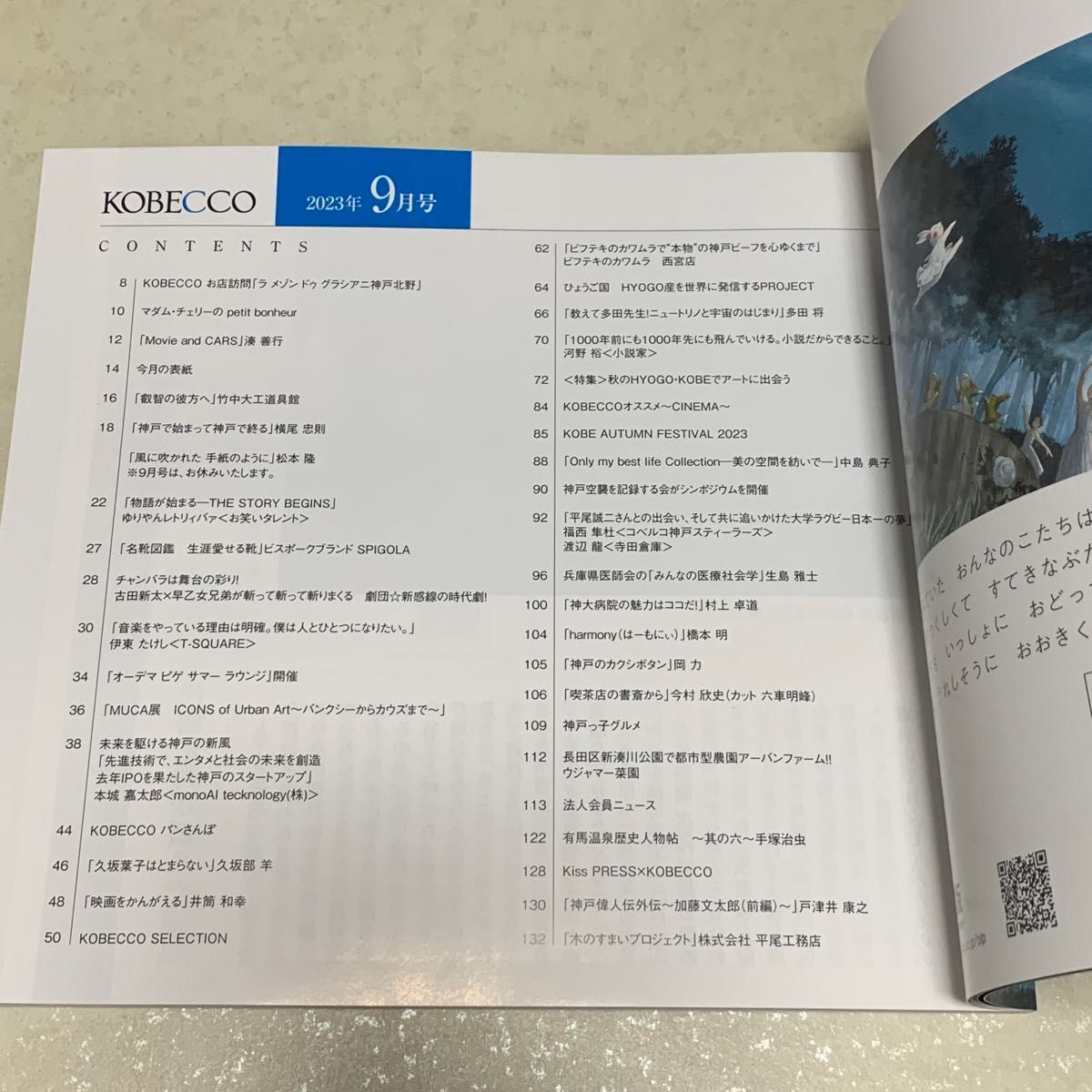 【中古・難あり】月刊  神戸っ子 KOBECCO 2023年9月号 vol744