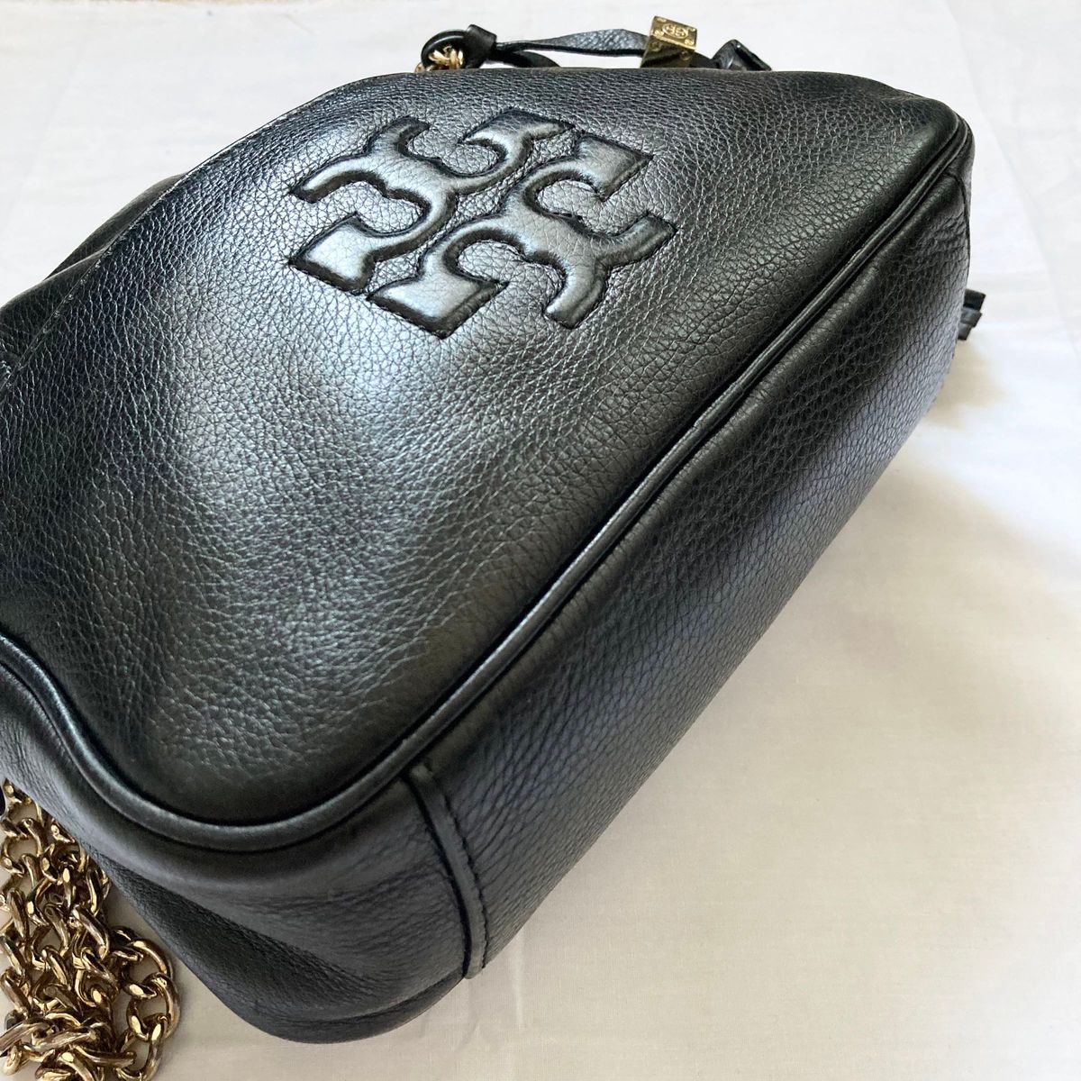 2way Tory Burch トリーバーチ ショルダーバッグ 黒 レザー 2way Tory Burch トリーバーチ ショルダーバッグ 黒 レザー