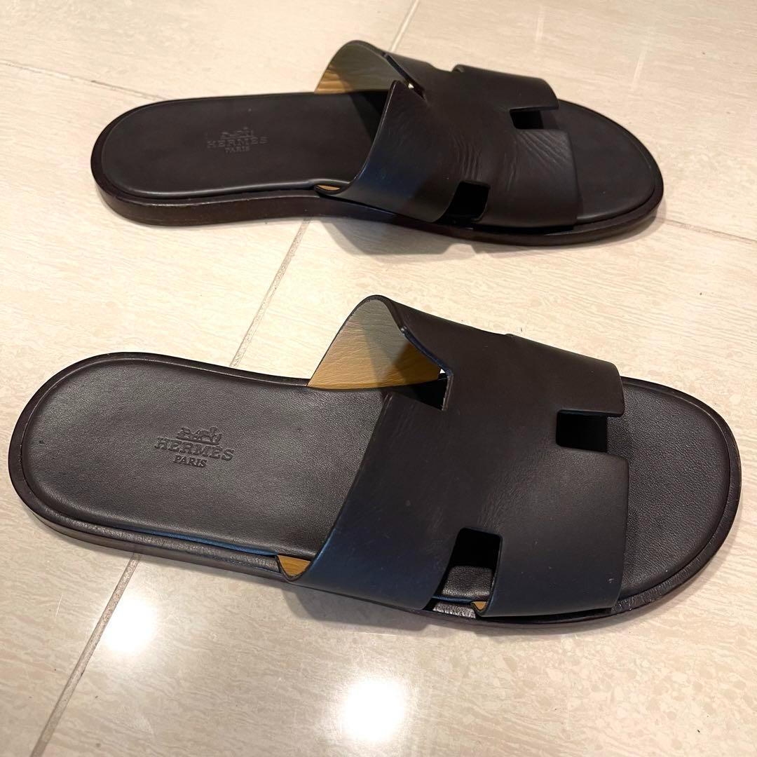 1円【極美品】HERMES エルメス イズミール メンズ サンダル 26.5cm
