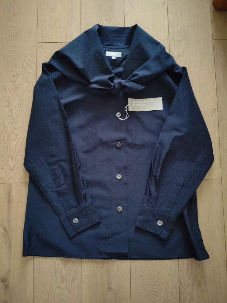 新品タグ付き マーガレットハウエル 2023 FINE COTTON SILK