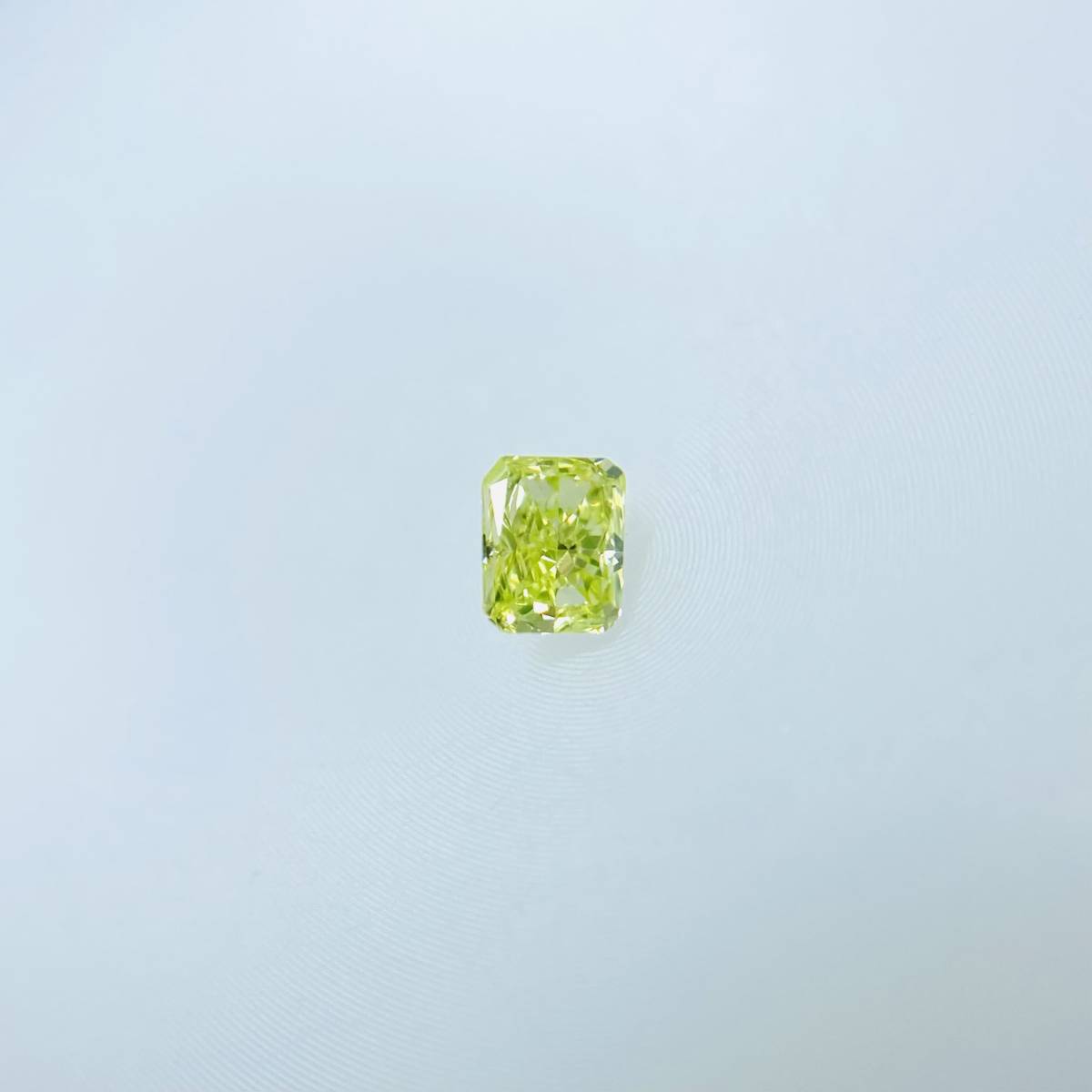 FANCY INTENSE YELLOW GREEN 0.073ct RCT/RT2274/CGL