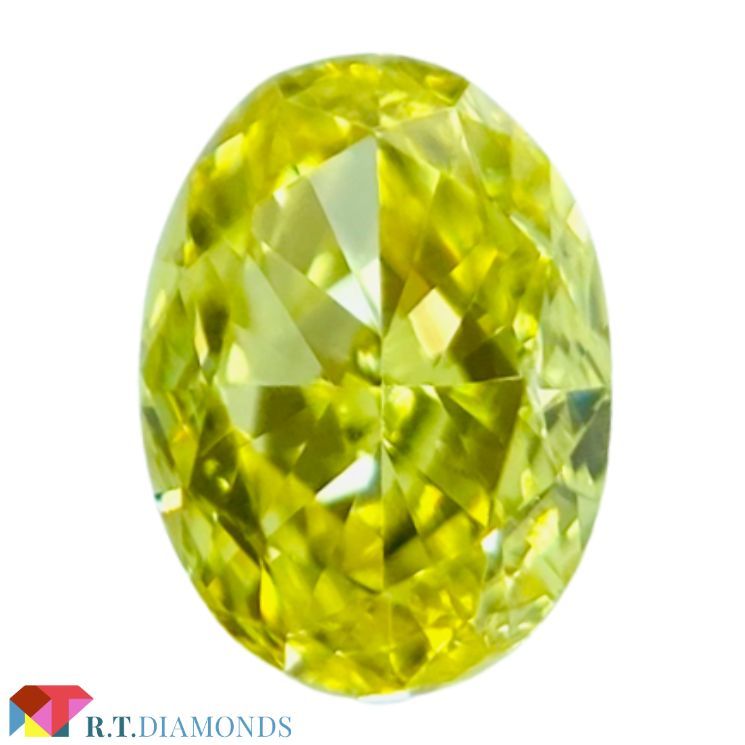 ダイヤモンド FANCY VIVID YELLOW 0.410ct OV/RT2280/CGL