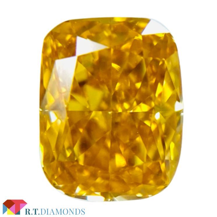 ダイヤモンド FANCY VIVID YELLOW ORANGE 0.311ct X/RT2297/CGL