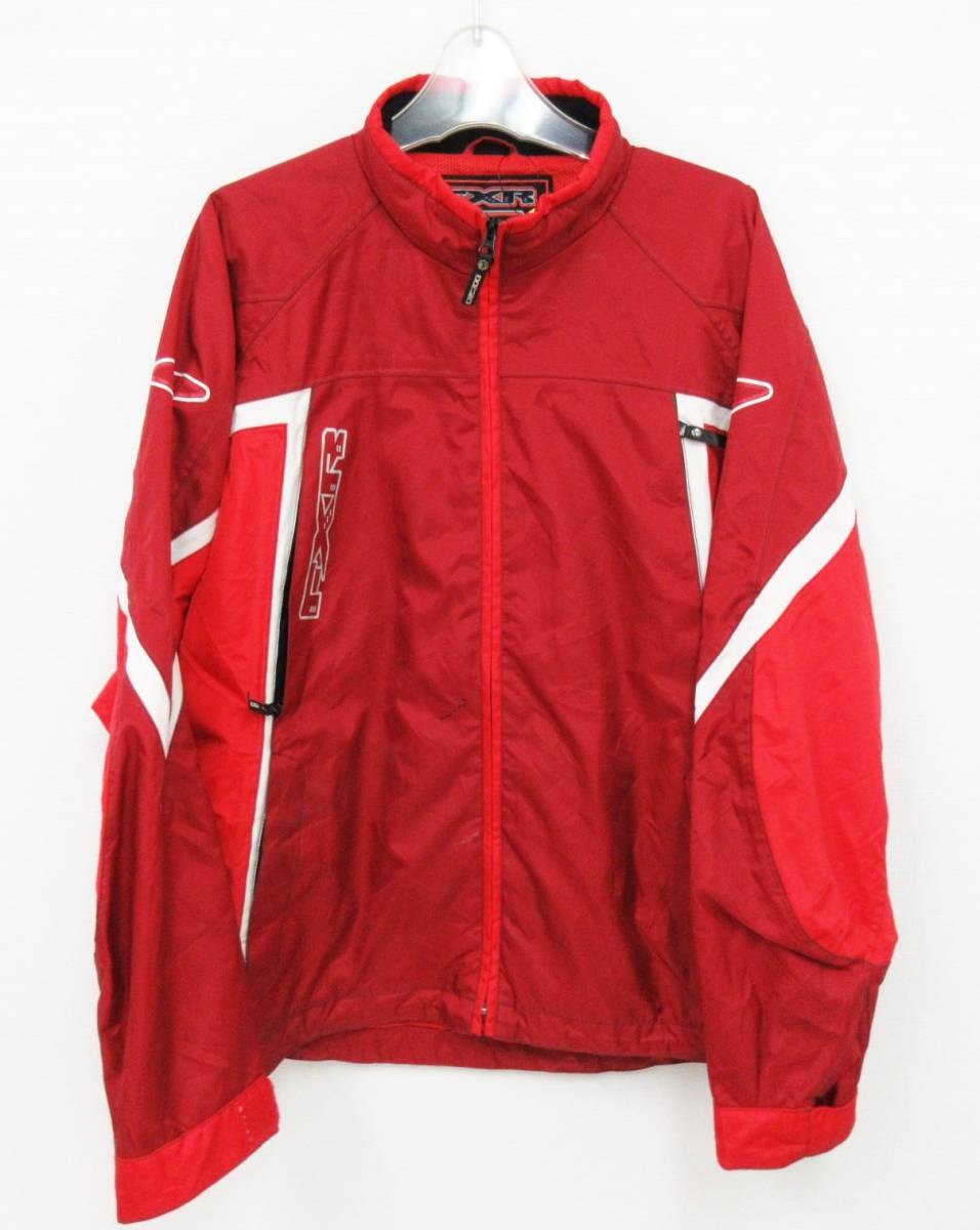 RB-194【レーシングジャケット】00s～ FXR★レース モーターサイクル モータースポーツ★SIZE:L★レッド系★古着★_画像1