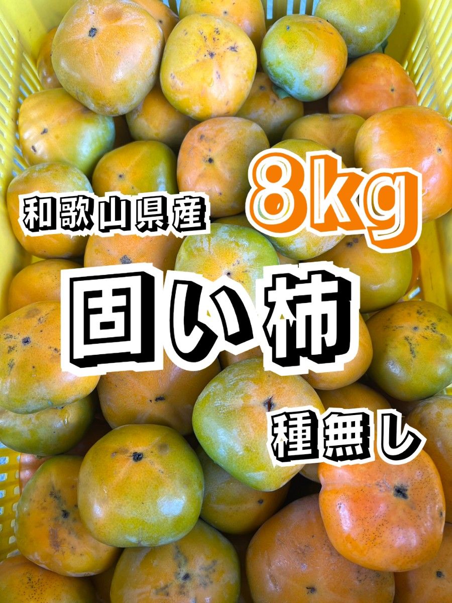 柿  中谷早生  6~12個　家庭用  1kg以上