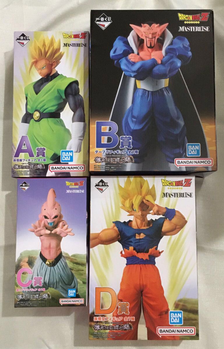 一番くじドラゴンボール 激突！！宇宙を賭けた闘い A賞B賞C賞D賞 4点 