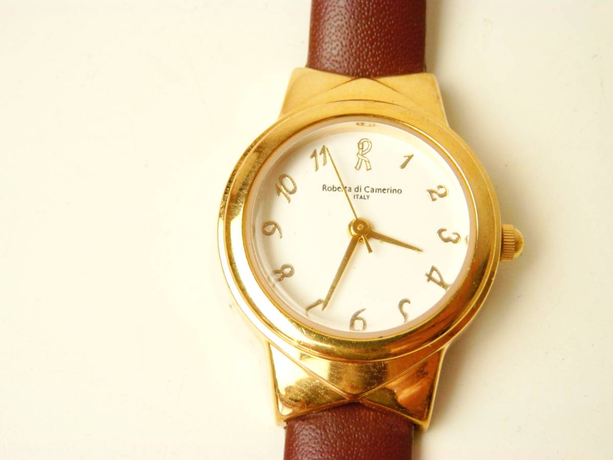 動作品 ロベルタ ディ カメリーノ RC7830 クォーツ 腕時計 レディース