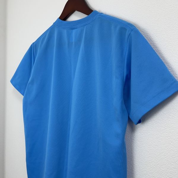 MIZUNO ミズノ メンズ 半袖 トップス Tシャツ スポーツ ウェア Mサイズ マラソン 記念Tシャツ ブルー 青色 水色 ホワイト プリント ロゴ