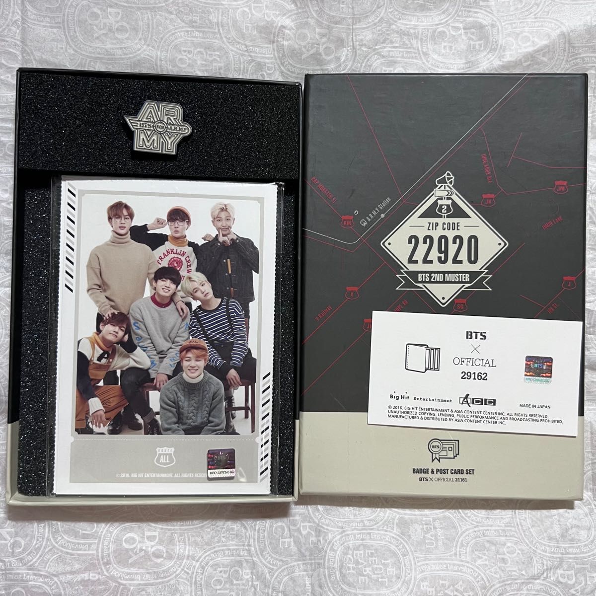 公式2ND MUSTER ZIP CODE 22920 バッチとポストカード Yahoo!フリマ（旧）-