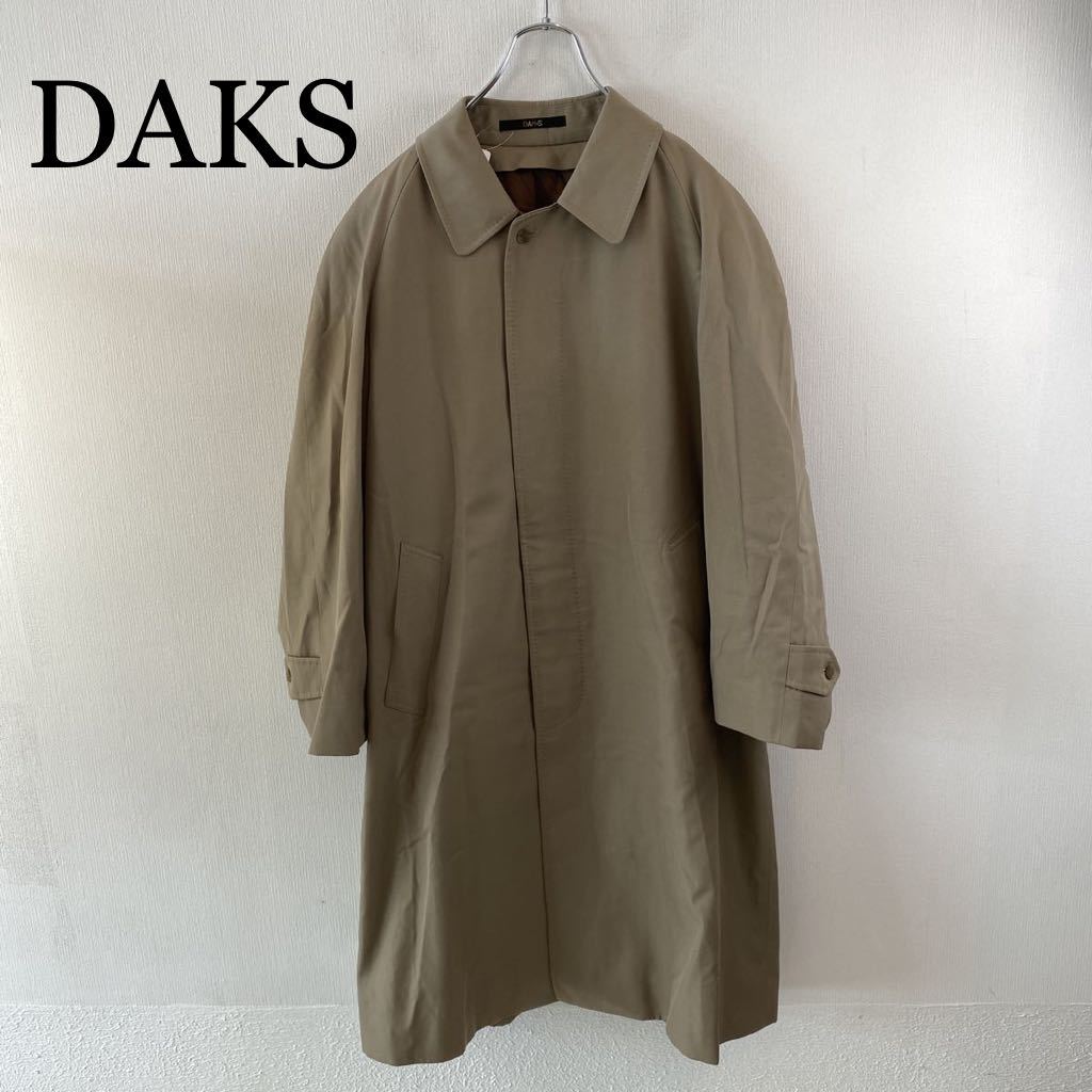 品質一番の DAKS ダックス ステンカラーコート ライナー付き カーキ