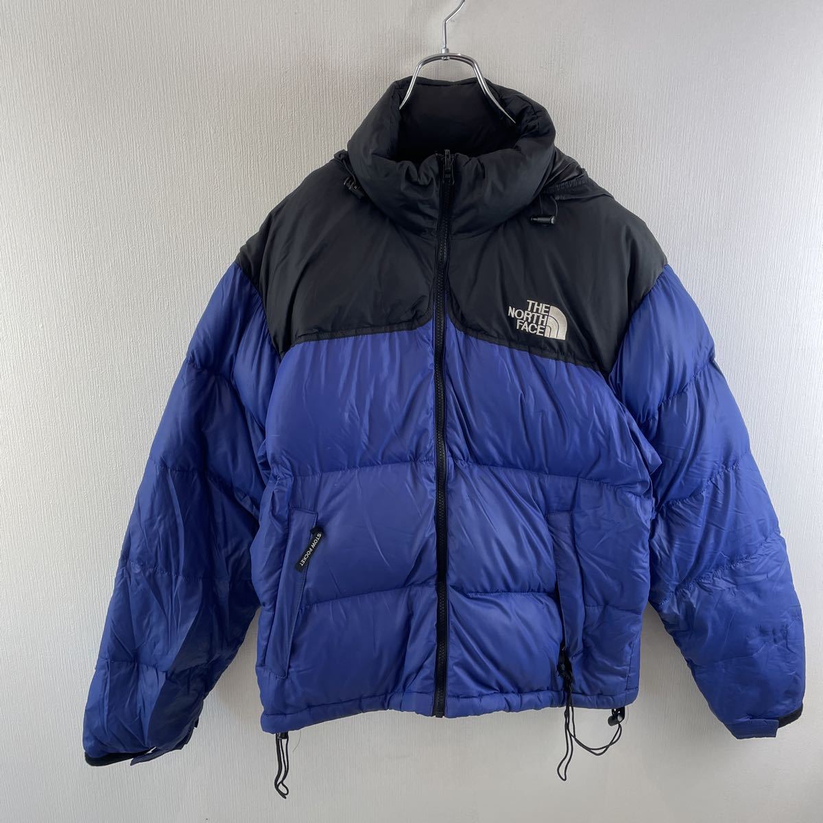 驚きの安さ NORTH THE FACE L相当 POCKET青 STOW ノースフェイスヌプシ
