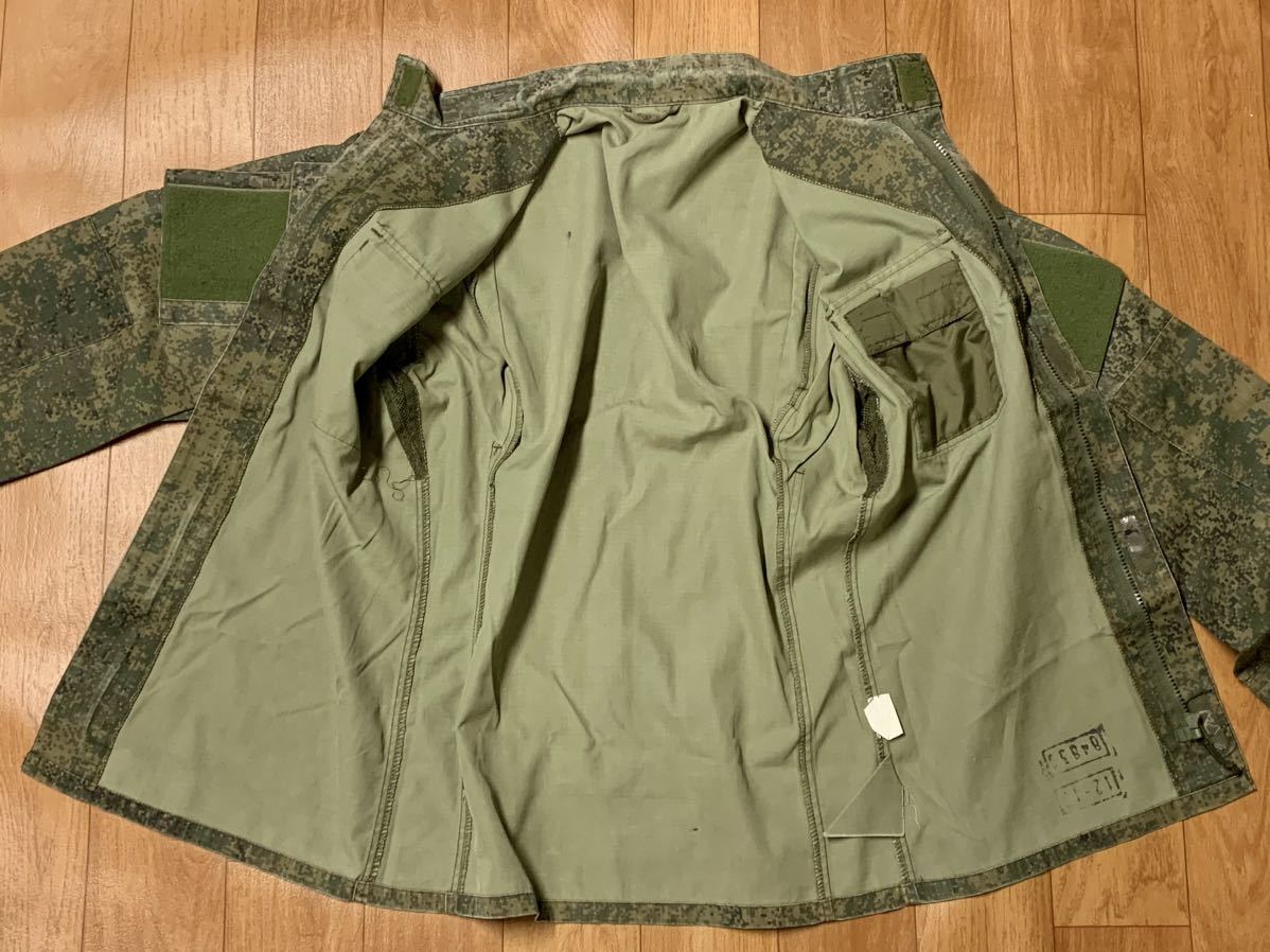 ロシア軍 BTK 現行型 デジタルフローラ迷彩 戦闘服 上下セット ④ 46-4 18年製 ロシア連邦軍 デジフロ ウクライナ Z-war 特別軍事作戦_画像6