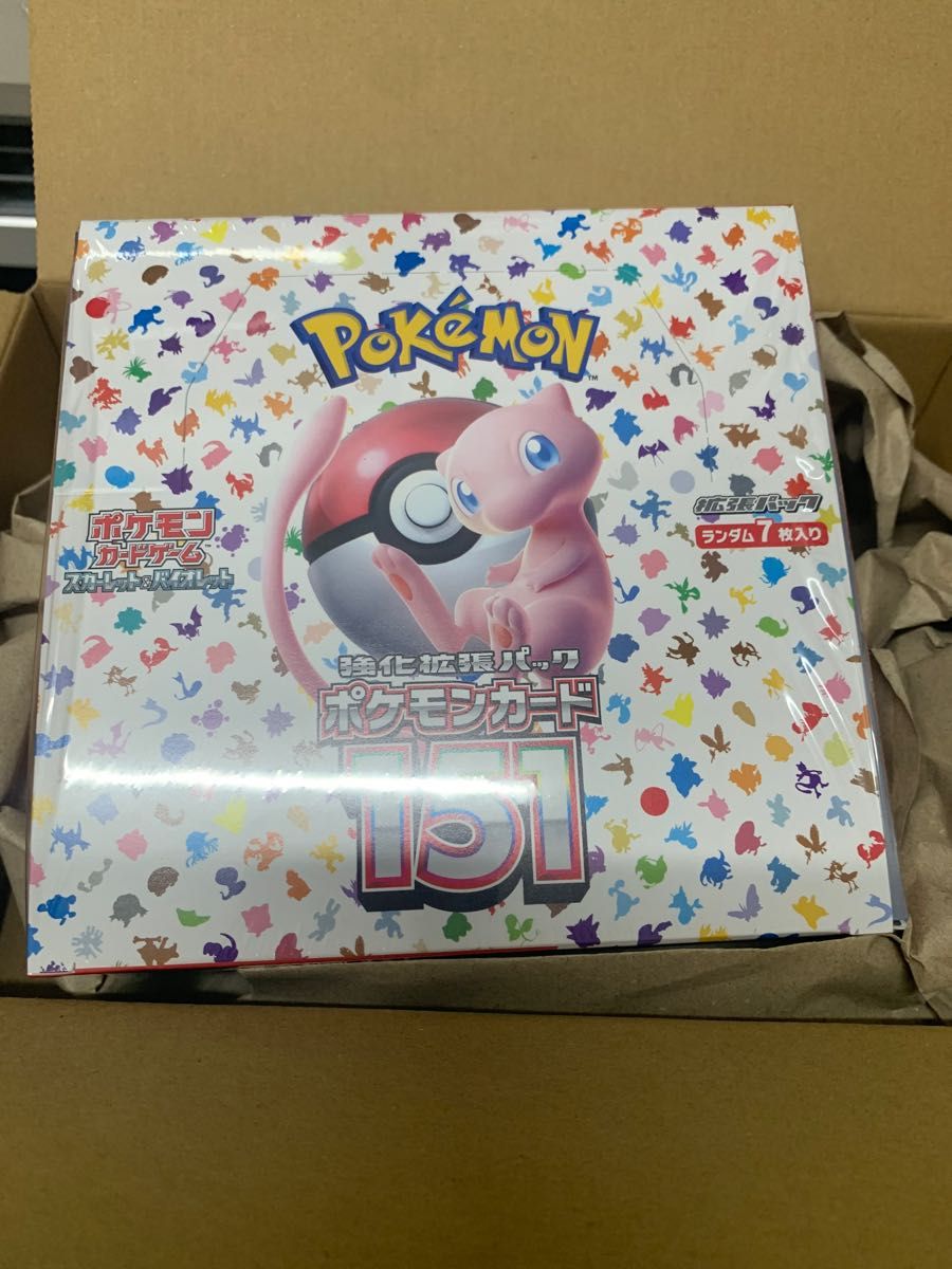 ポケモンカードゲーム 151 1BOX シュリンク付き ポケセン産 新品 未