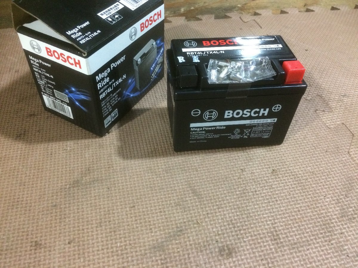 BOSCH バッテリー　RBT4L/TX4L-N 未使用_画像1