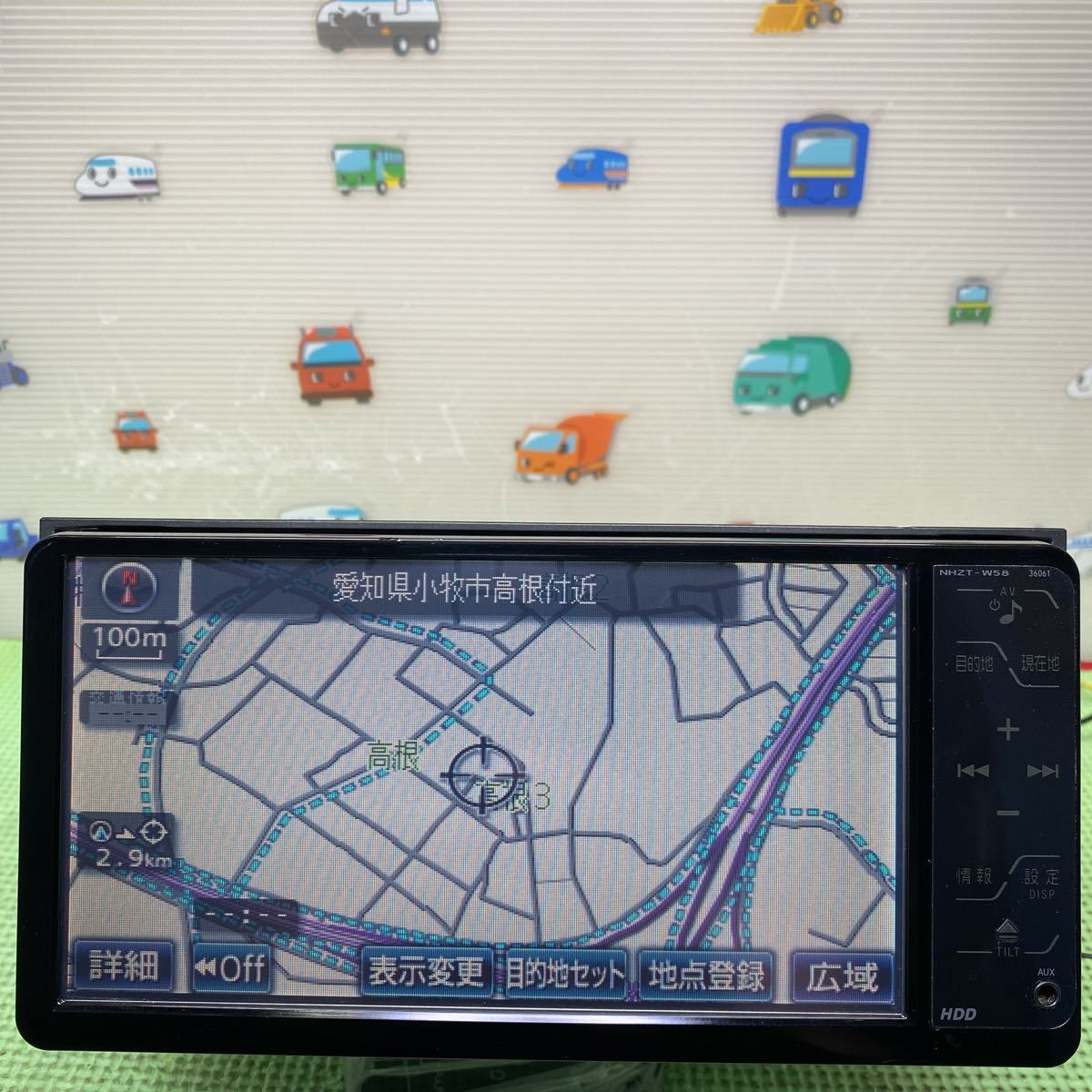 トヨタ純正ナビ NHZT-W58G 2015年地図データ Bluetooth-